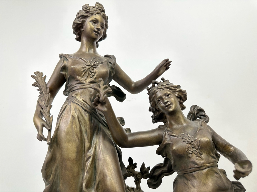 Louis Ernest Rancoulet (1842-1915) Bronze Sculpture Made In Paris France [Photo 12]