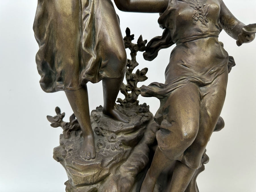 Louis Ernest Rancoulet (1842-1915) Bronze Sculpture Made In Paris France [Photo 13]