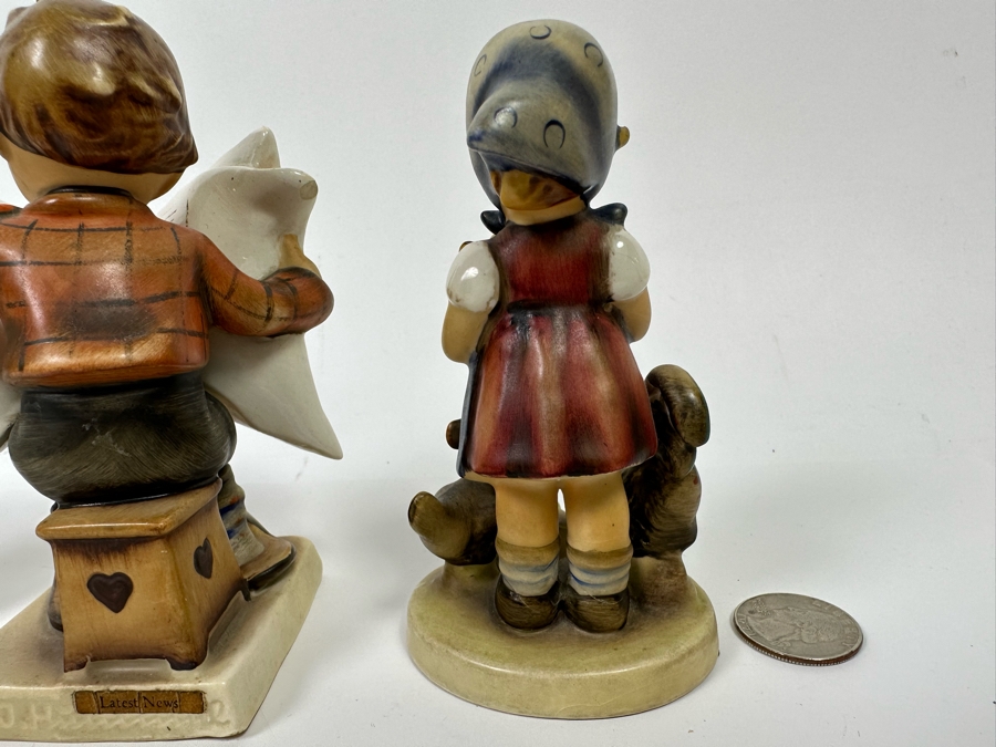 Set Of Three Vintage German Hand Painted Hummel Figurines [Photo 11]