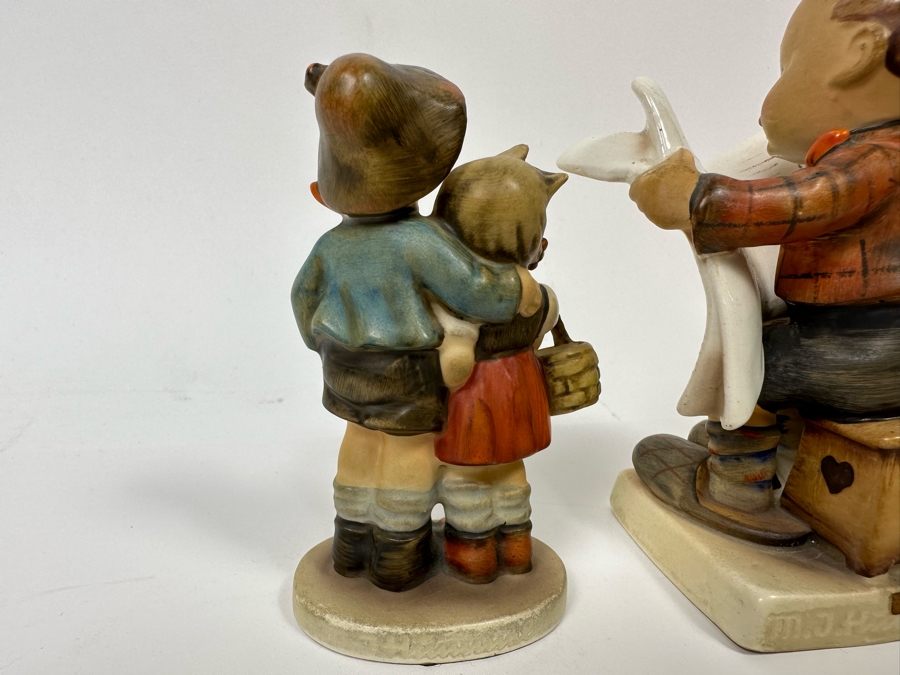 Set Of Three Vintage German Hand Painted Hummel Figurines [Photo 12]