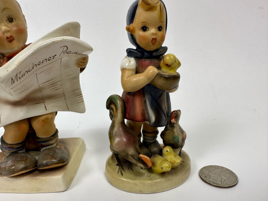 Set Of Three Vintage German Hand Painted Hummel Figurines [Photo 7]