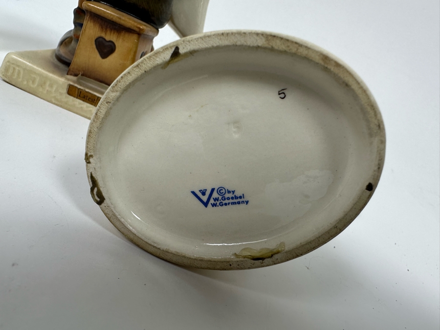 Set Of Three Vintage German Hand Painted Hummel Figurines [Photo 13]