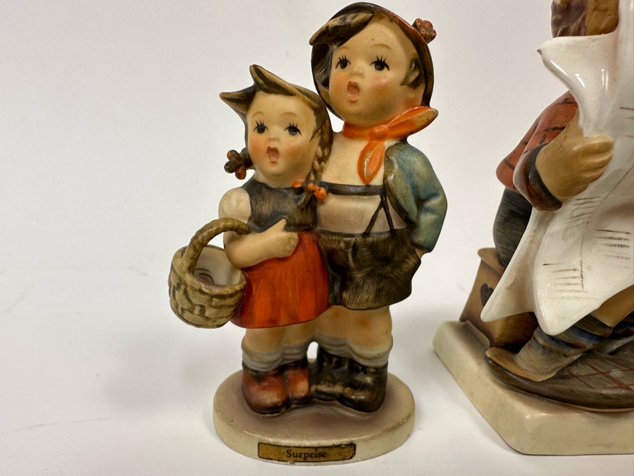 Set Of Three Vintage German Hand Painted Hummel Figurines [Photo 4]