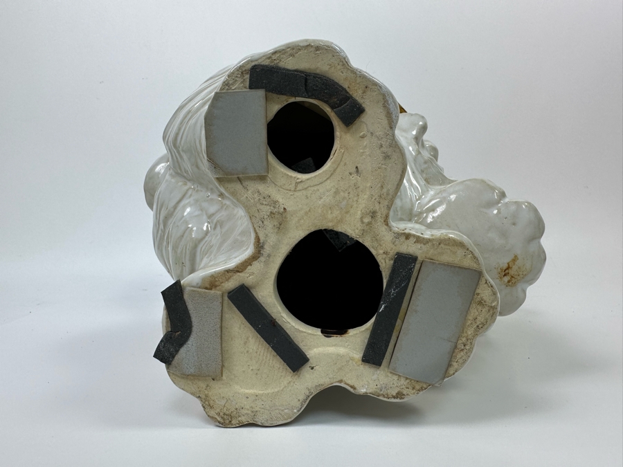 Glazed Ceramic Majolica Lucky Elephant Key Dish 13W X 7D X 14H [Photo 13]