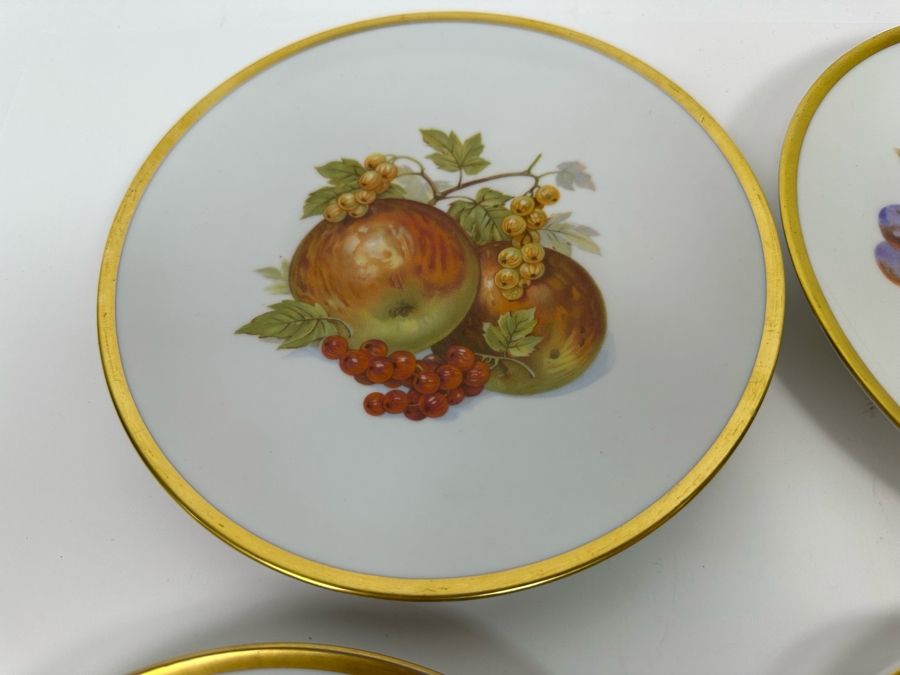 (5) Golden Crown E&R PMR Bavaria Germany Fruit Plates 7.5R And (3) Demitasse Cups And Saucers [Photo 8]