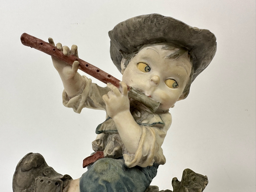 Limited Edition Capodimonte Giuseppe Armani Figurine Boy With Flute [Photo 5]
