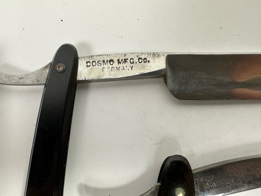 Pair Of German Straight Razors With Original Boxes [Photo 4]