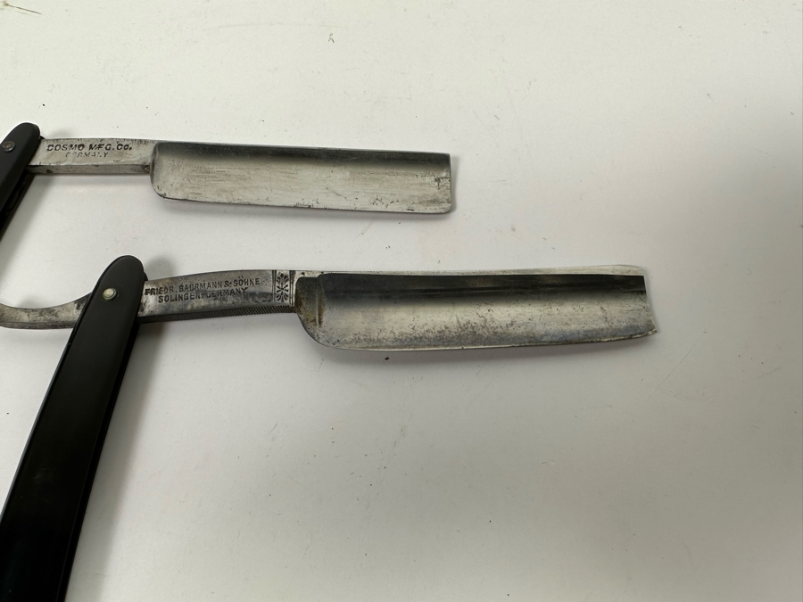 Pair Of German Straight Razors With Original Boxes [Photo 6]