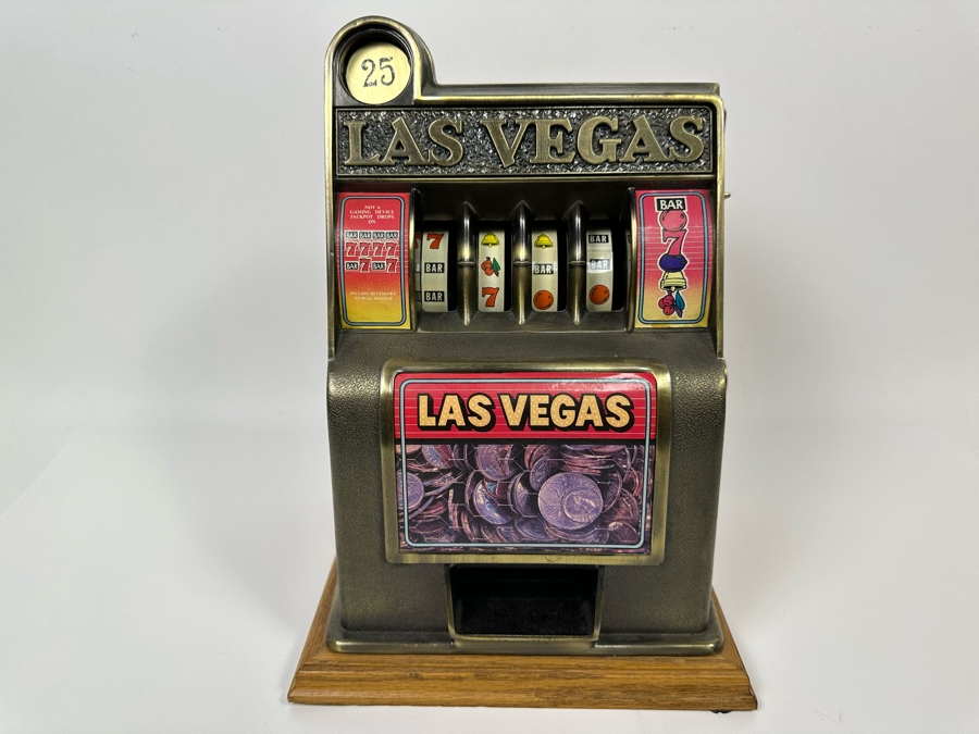 Working Las Vegas Toy Slot Machine Bank [Photo 3]