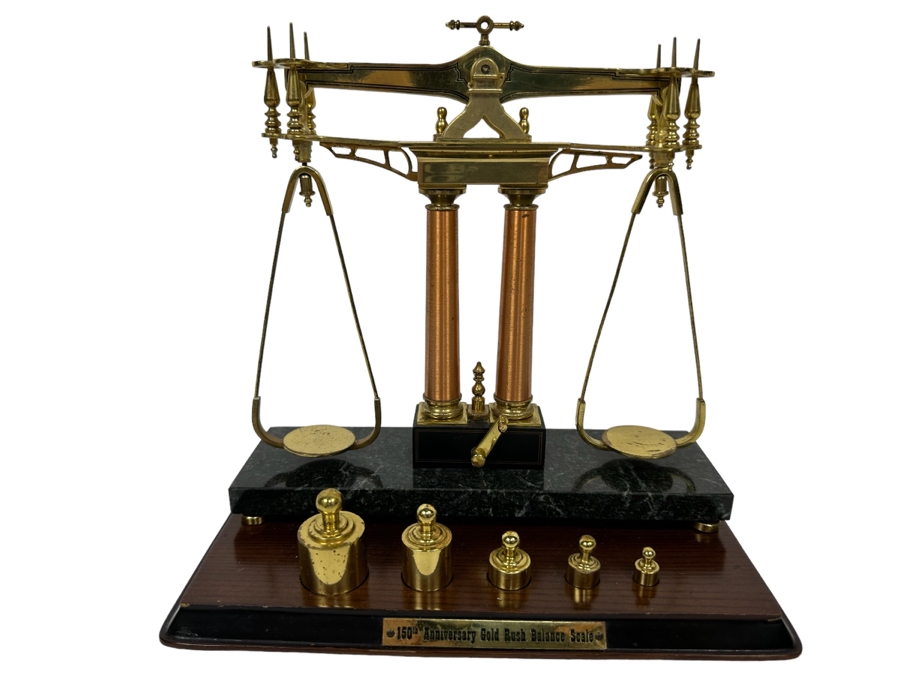 150th Anniversary Gold Rush Balance Scale 9W X 5D X 8H [Photo 1]