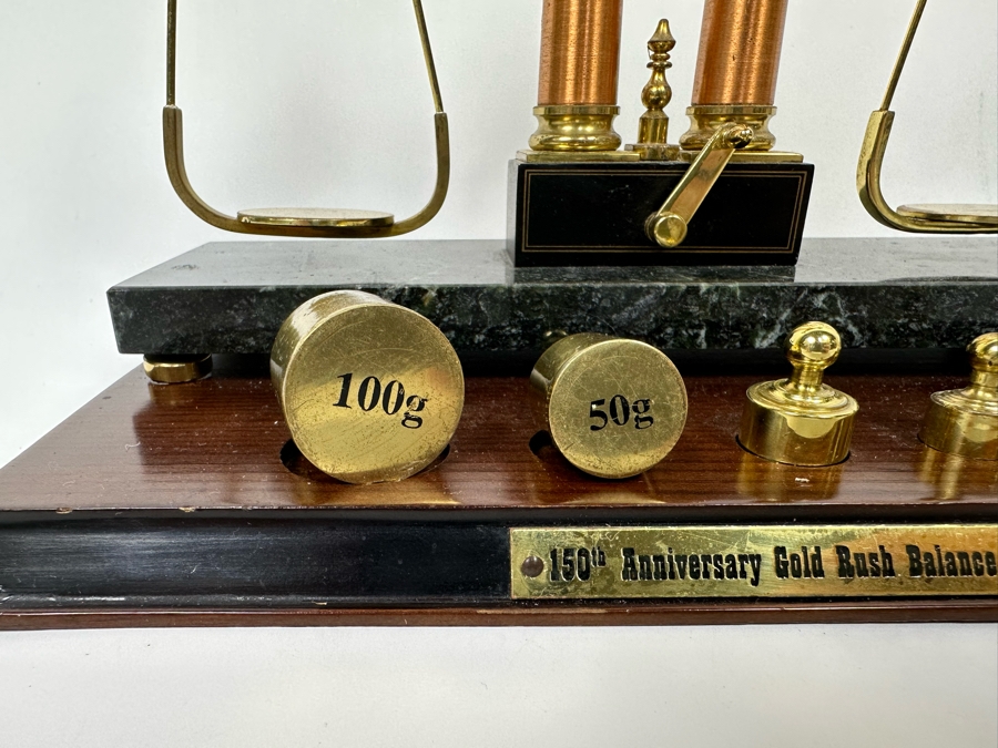 150th Anniversary Gold Rush Balance Scale 9W X 5D X 8H [Photo 8]