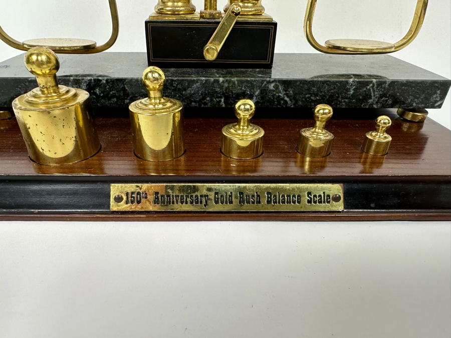 150th Anniversary Gold Rush Balance Scale 9W X 5D X 8H [Photo 5]