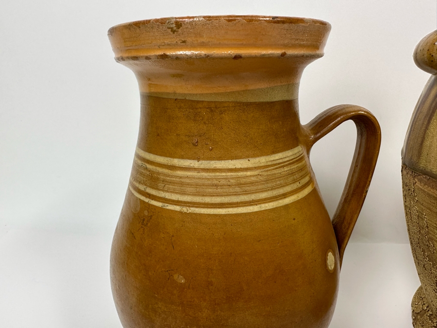 Pair Of Decorative Pottery Vessels [Photo 9]