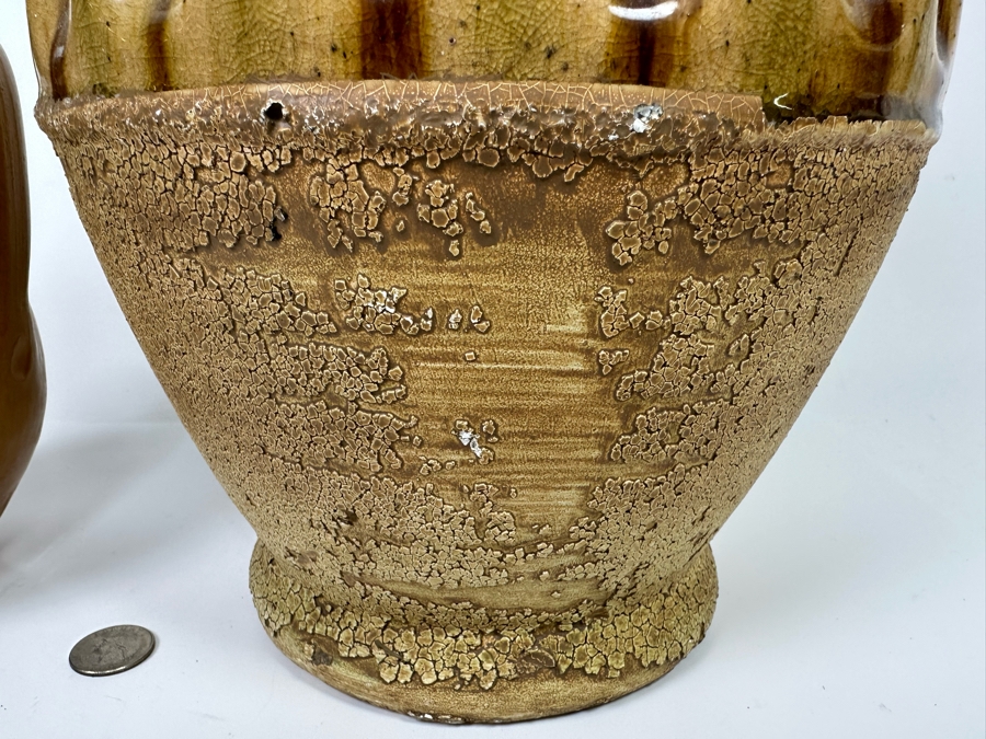 Pair Of Decorative Pottery Vessels [Photo 6]