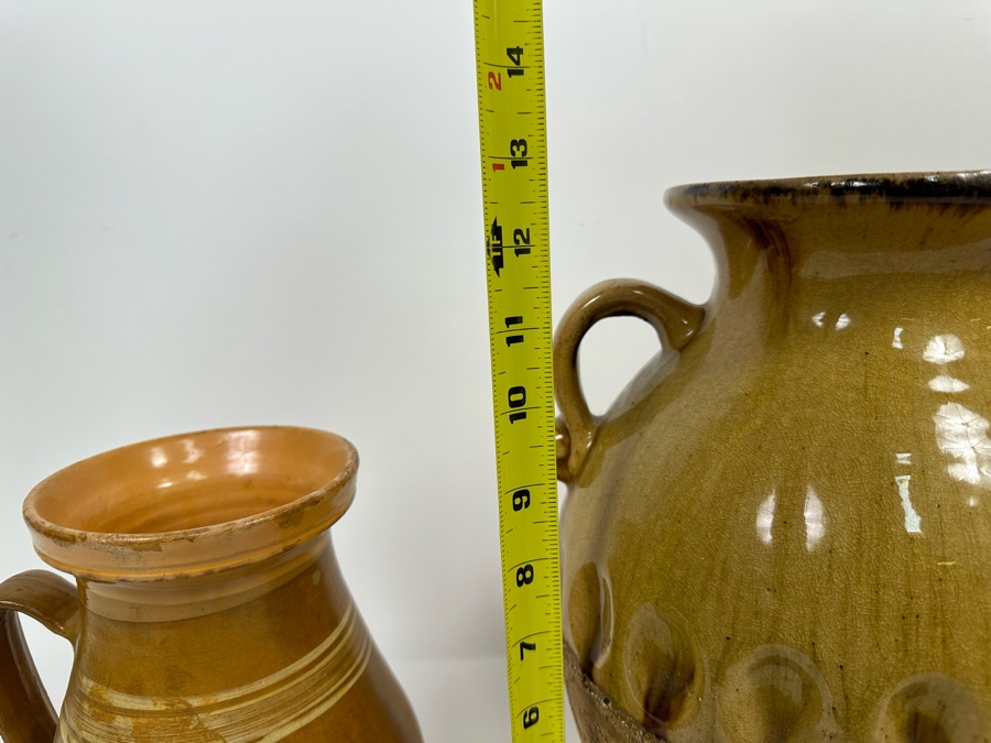 Pair Of Decorative Pottery Vessels [Photo 12]