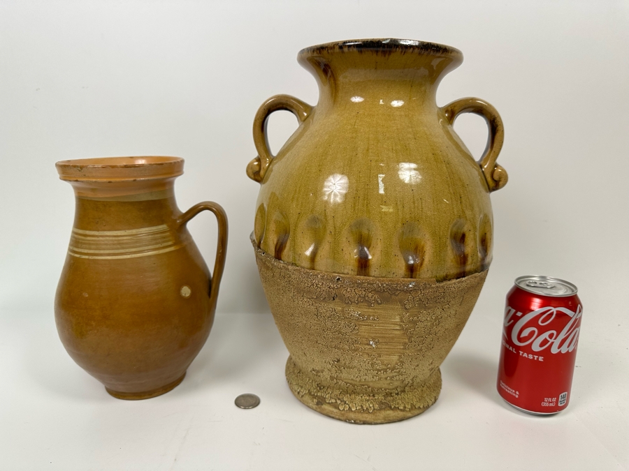 Pair Of Decorative Pottery Vessels [Photo 4]