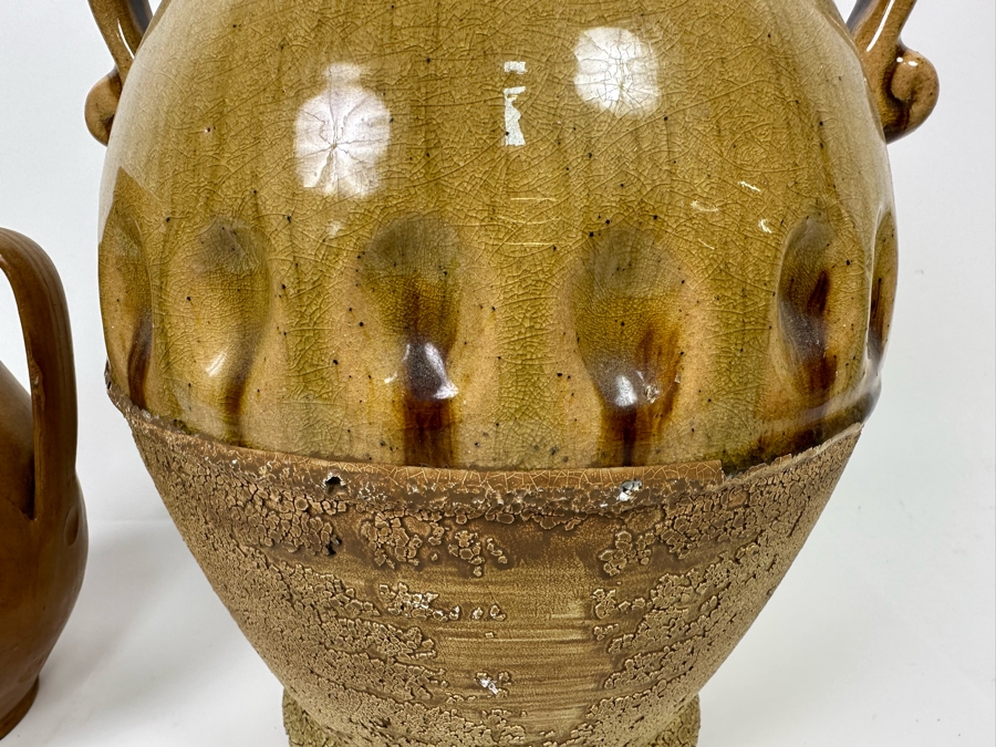 Pair Of Decorative Pottery Vessels [Photo 5]