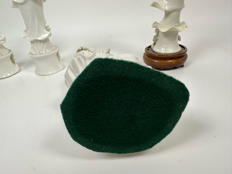 Collection Of White Kuan Yin / Guan Yin Porcelain Figurines 11H [Photo 18]