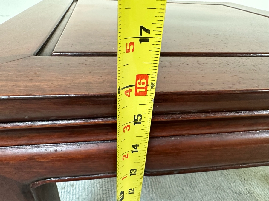 Pair Of Chinese Side Tables 20W X 16H, 15W X 14H [Photo 9]