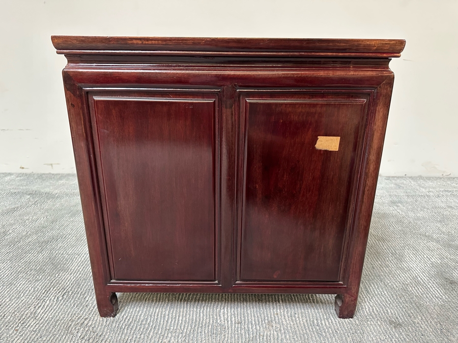 Vintage Chinese Carved Wooden Dragon Motif Cabinet 22W X 22D X 22H [Photo 11]