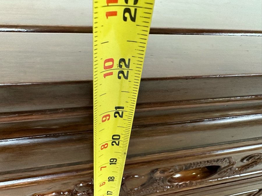 Vintage Chinese Carved Wooden Dragon Motif Cabinet 22W X 22D X 22H [Photo 17]