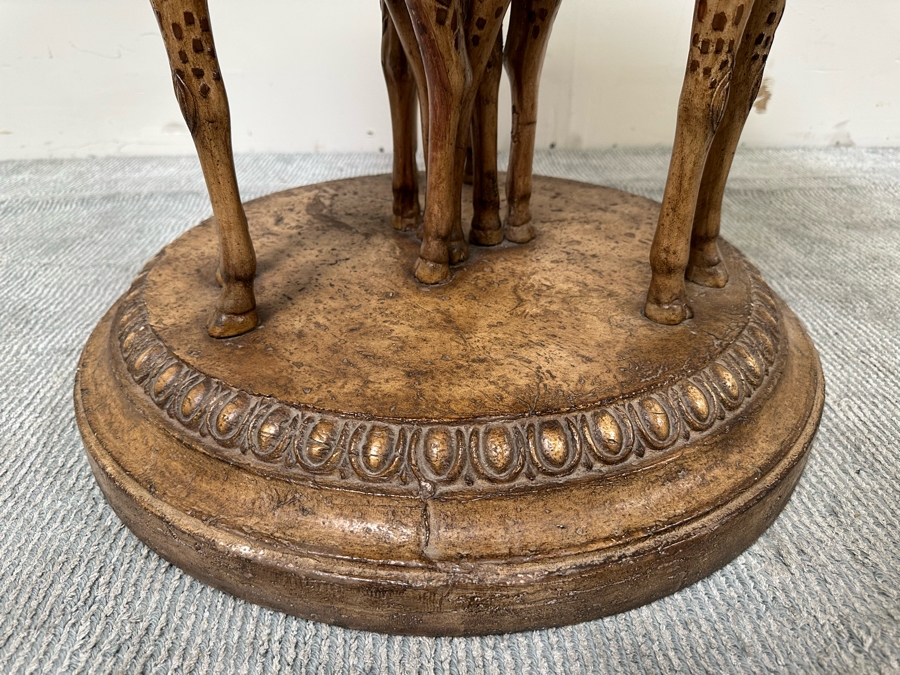 Giraffe Motif Side Table 28W X 28H [Photo 8]