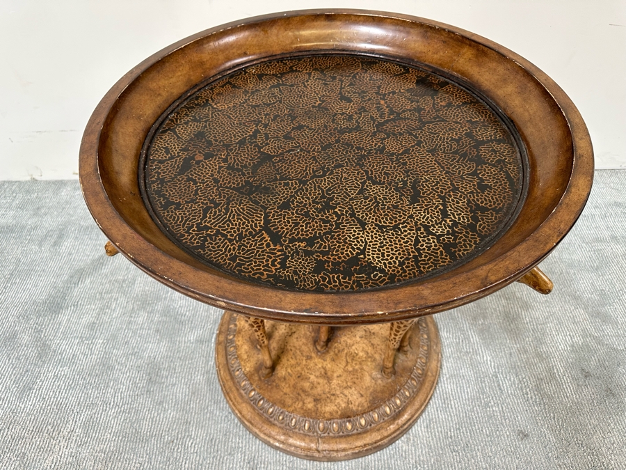 Giraffe Motif Side Table 28W X 28H [Photo 6]