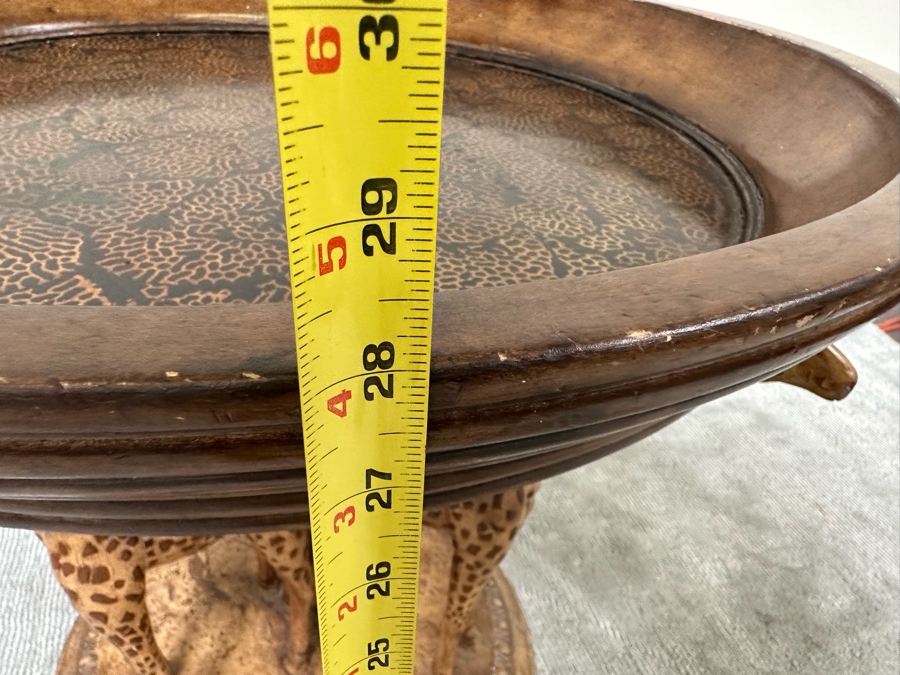 Giraffe Motif Side Table 28W X 28H [Photo 10]