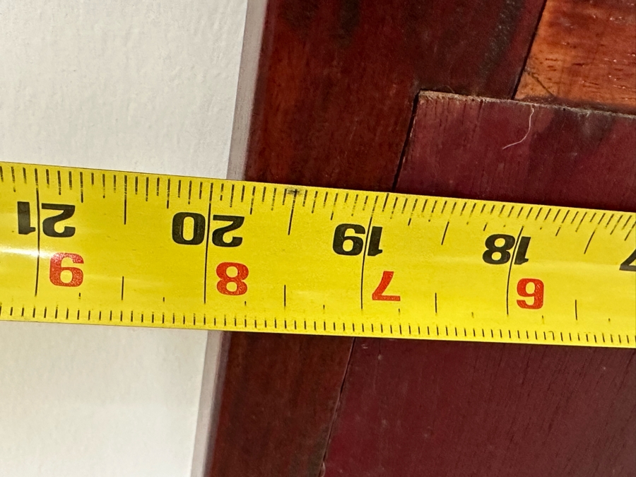 Vintage Chinese Hardwood Wall Mirror 20 X 38 [Photo 6]