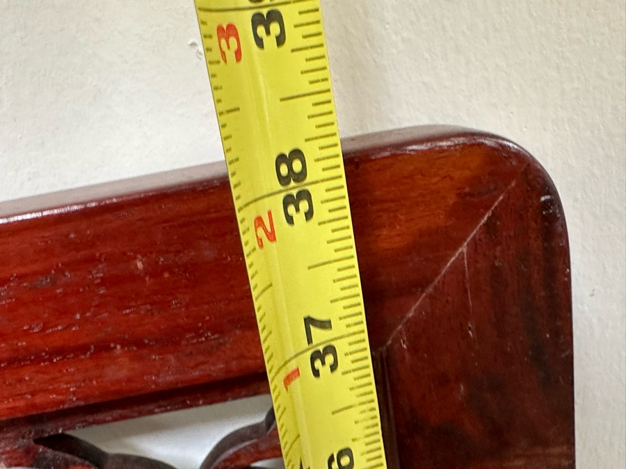Vintage Chinese Hardwood Wall Mirror 20 X 38 [Photo 7]