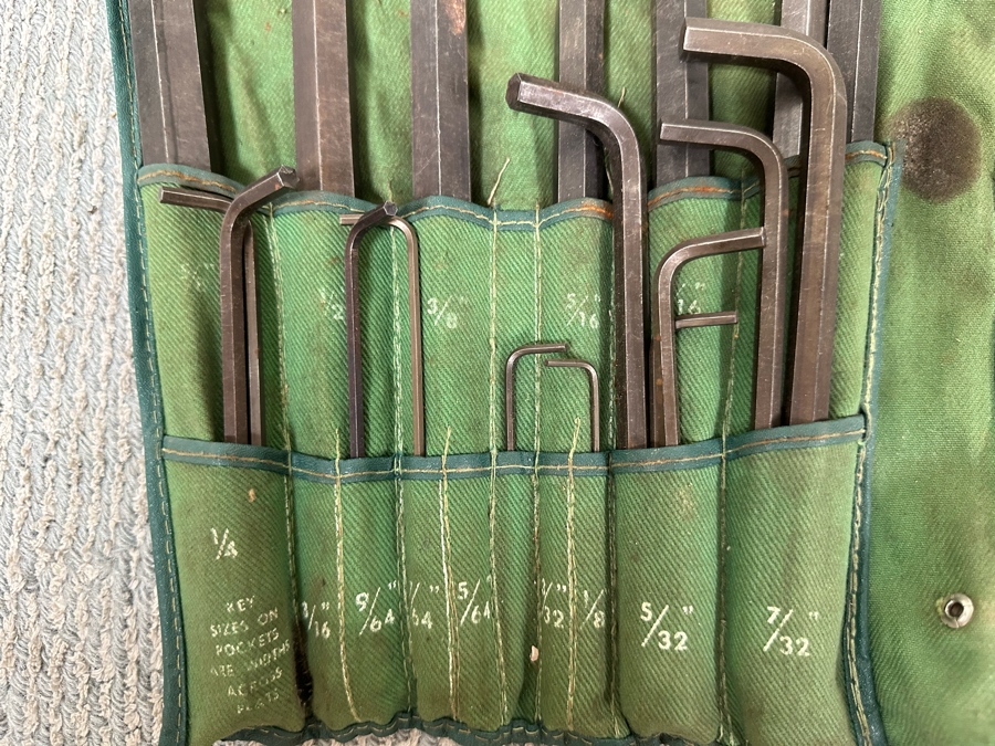 Large Hex Key Allen Wrench Set