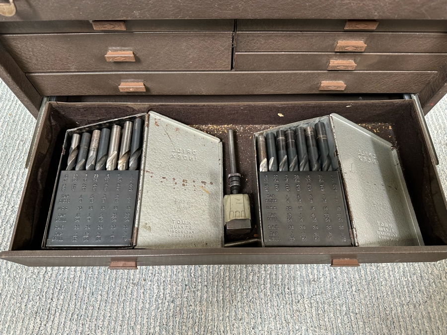 Vintage Kennedy Kits Machinist Toolbox Style No 520 20W X 8D X 13.5H Filled With Tools - See Photos [Photo 20]