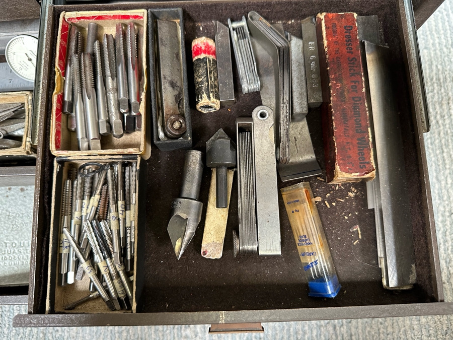 Vintage Kennedy Kits Machinist Toolbox Style No 520 20W X 8D X 13.5H Filled With Tools - See Photos [Photo 15]