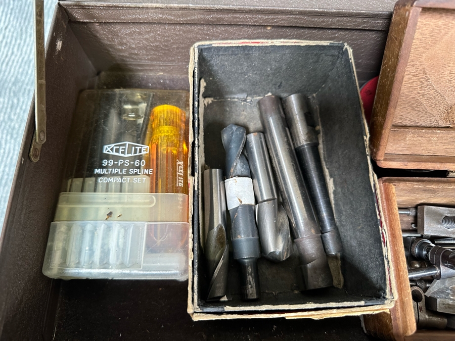 Vintage Kennedy Kits Machinist Toolbox Style No 520 20W X 8D X 13.5H Filled With Tools - See Photos [Photo 9]