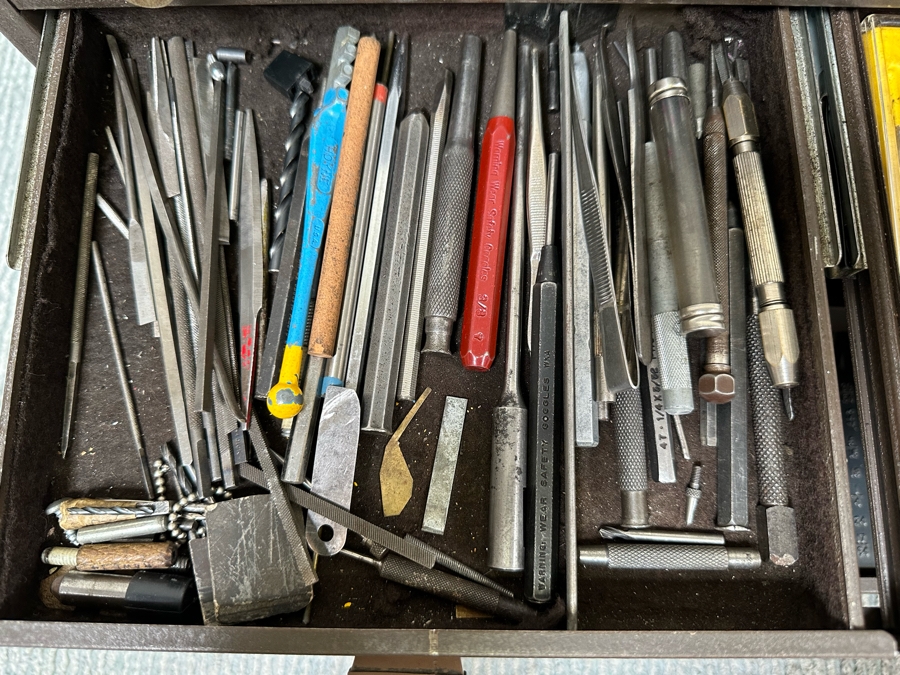 Vintage Kennedy Kits Machinist Toolbox Style No 520 20W X 8D X 13.5H Filled With Tools - See Photos [Photo 11]