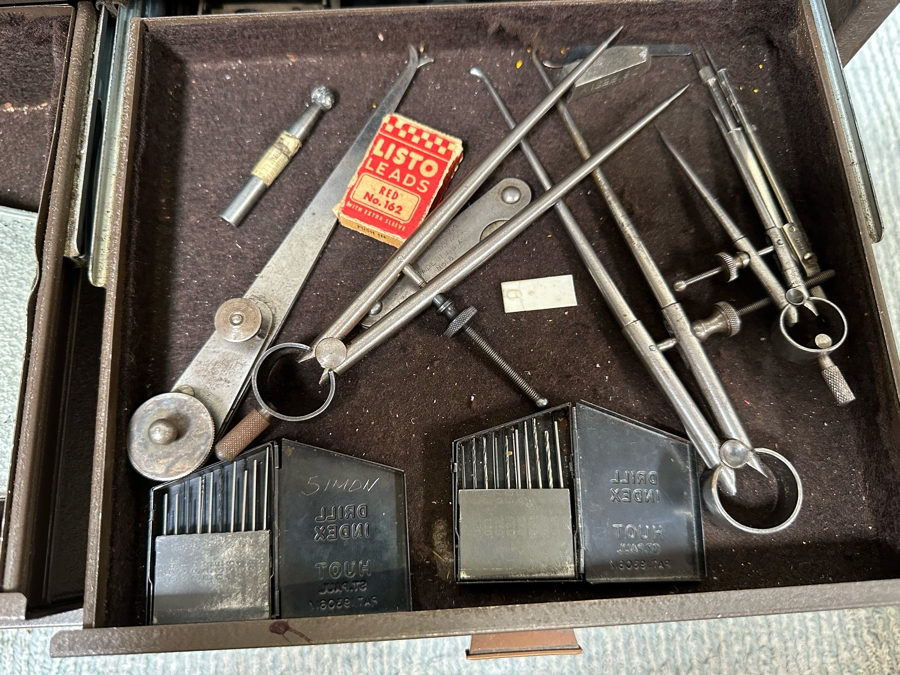 Vintage Kennedy Kits Machinist Toolbox Style No 520 20W X 8D X 13.5H Filled With Tools - See Photos [Photo 14]