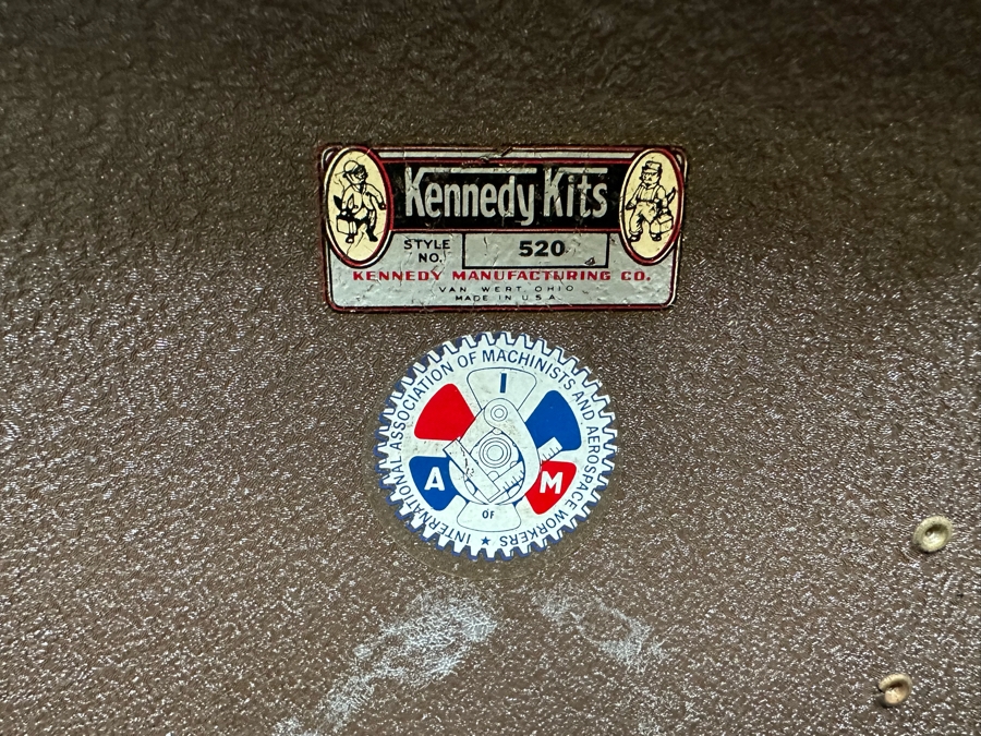 Vintage Kennedy Kits Machinist Toolbox Style No 520 20W X 8D X 13.5H Filled With Tools - See Photos [Photo 6]