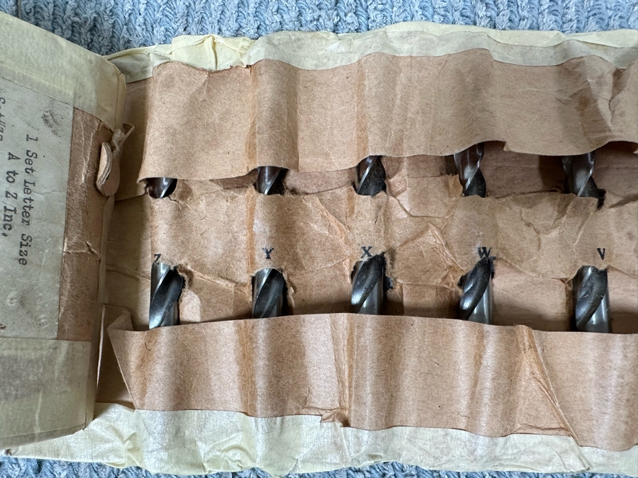 Set #37 HS Jobbers Length Drills By National Twist Drill & Tool Co 1 Set Letter Size A To Z Appear New [Photo 4]
