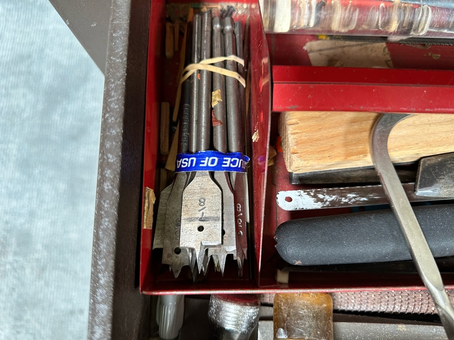 Kennedy Steel Tool Roller Cabinet Tool Chest 27W X 18D X 34H Filled With Tools - See Photos [Photo 15]