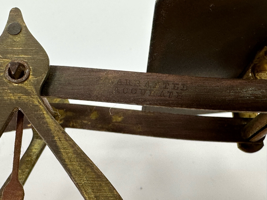 Vintage English Balance Scale 8W X 4D X 3H [Photo 12]