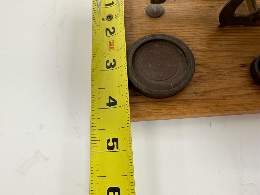 Vintage English Balance Scale 8W X 4D X 3H [Photo 9]