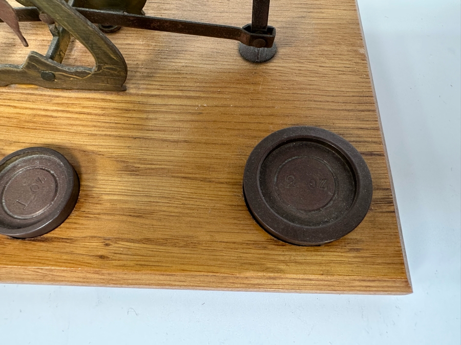 Vintage English Balance Scale 8W X 4D X 3H [Photo 6]