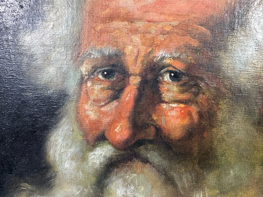 P. Roncato (Italian) Original Portrait Painting 20 X 24 Framed 28.5 X 32.5 [Photo 3]