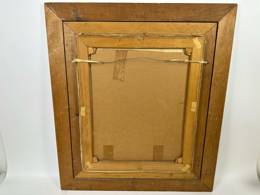 P. Roncato (Italian) Original Portrait Painting 20 X 24 Framed 29.5 X 34 [Photo 12]