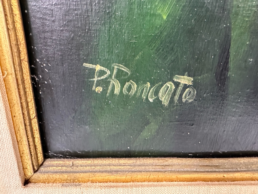 P. Roncato (Italian) Original Portrait Painting 20 X 24 Framed 29.5 X 34 [Photo 10]