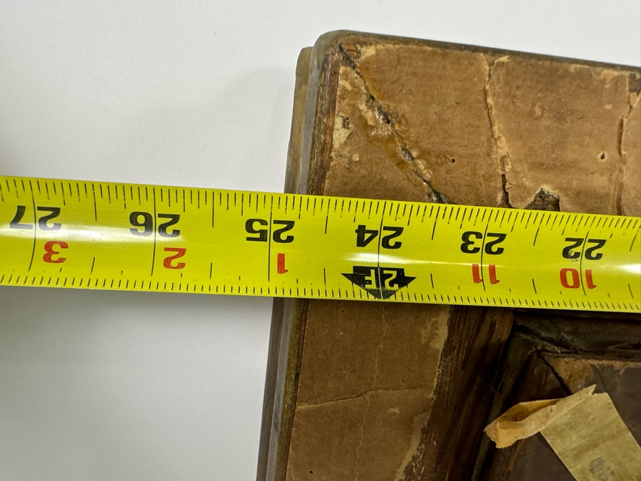 Antique Oil Painting On Canvas 20 X 14 In Antique Gilt Wooden Frame 25 X 19 Signed Szigonyi [Photo 12]