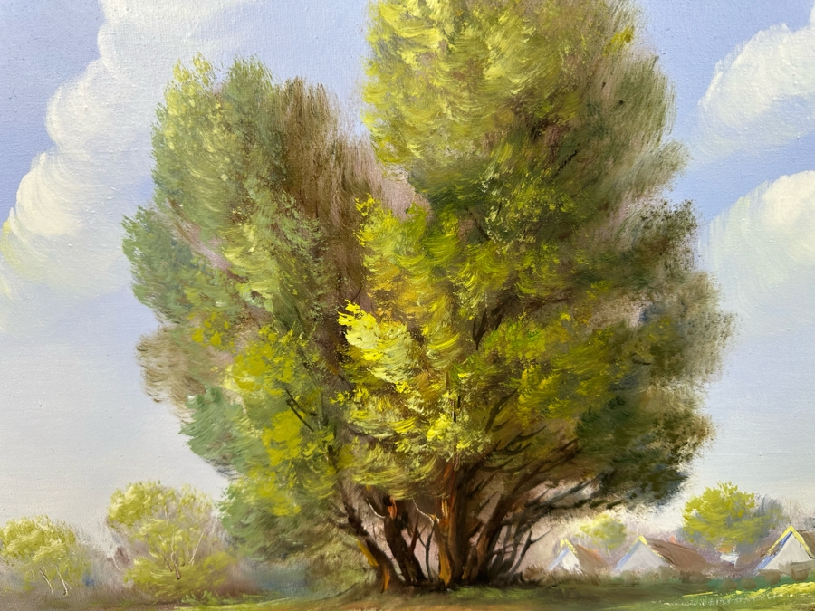 Original Hungarian Painting 24 X 18 In Frame 30 X 24.5 [Photo 5]