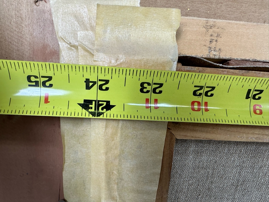 Original Hungarian Painting On Canvas 24 X 20 Framed 32 X 28 Signed Mohacsi I. [Photo 10]