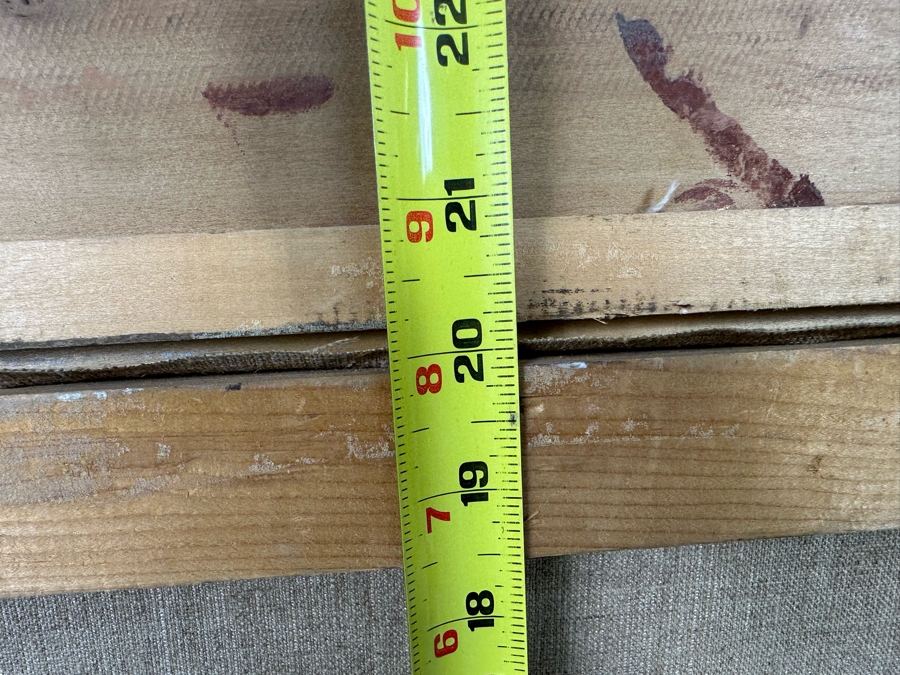 Original Hungarian Painting On Canvas 24 X 20 Framed 32 X 28 Signed Mohacsi I. [Photo 11]