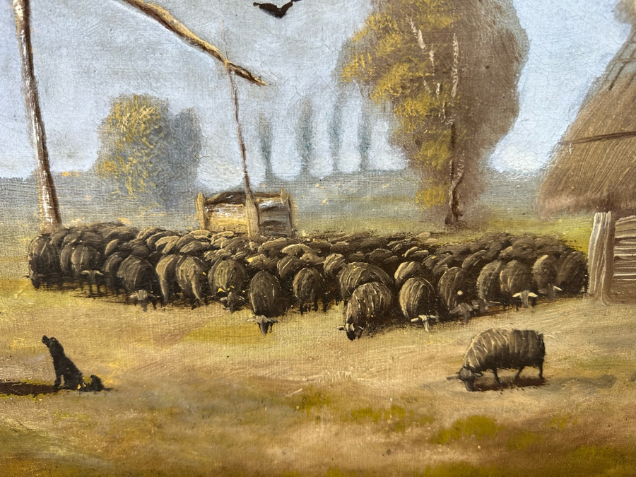 Czillik Anna (1899-1923 Budapest, Hungary) Original Oil Painting On Canvas 30 X 22 Framed 36.5 X 28.5 [Photo 3]